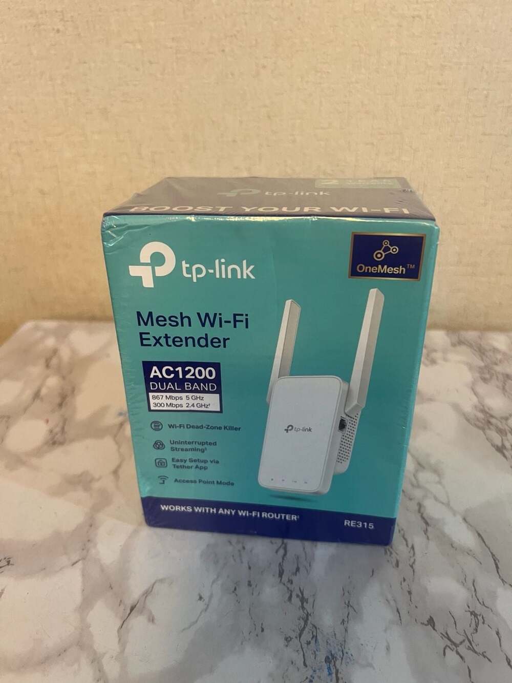 TP-Link RE315 AC1200 Mesh Wi-Fi Range Extender